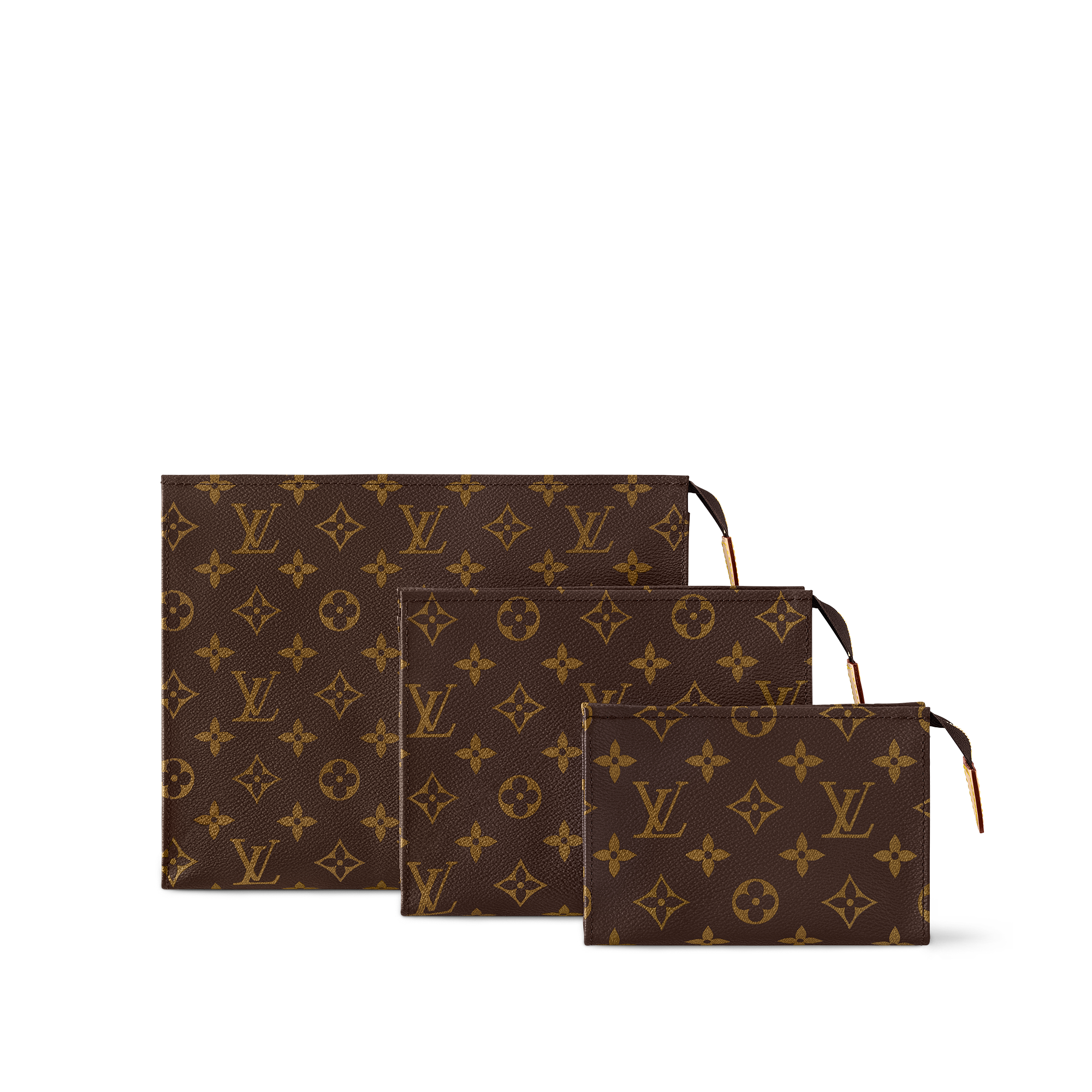 Louis Vuitton Trousse Toiletry Pouch Monogram 23 cheapest Brown Clutch